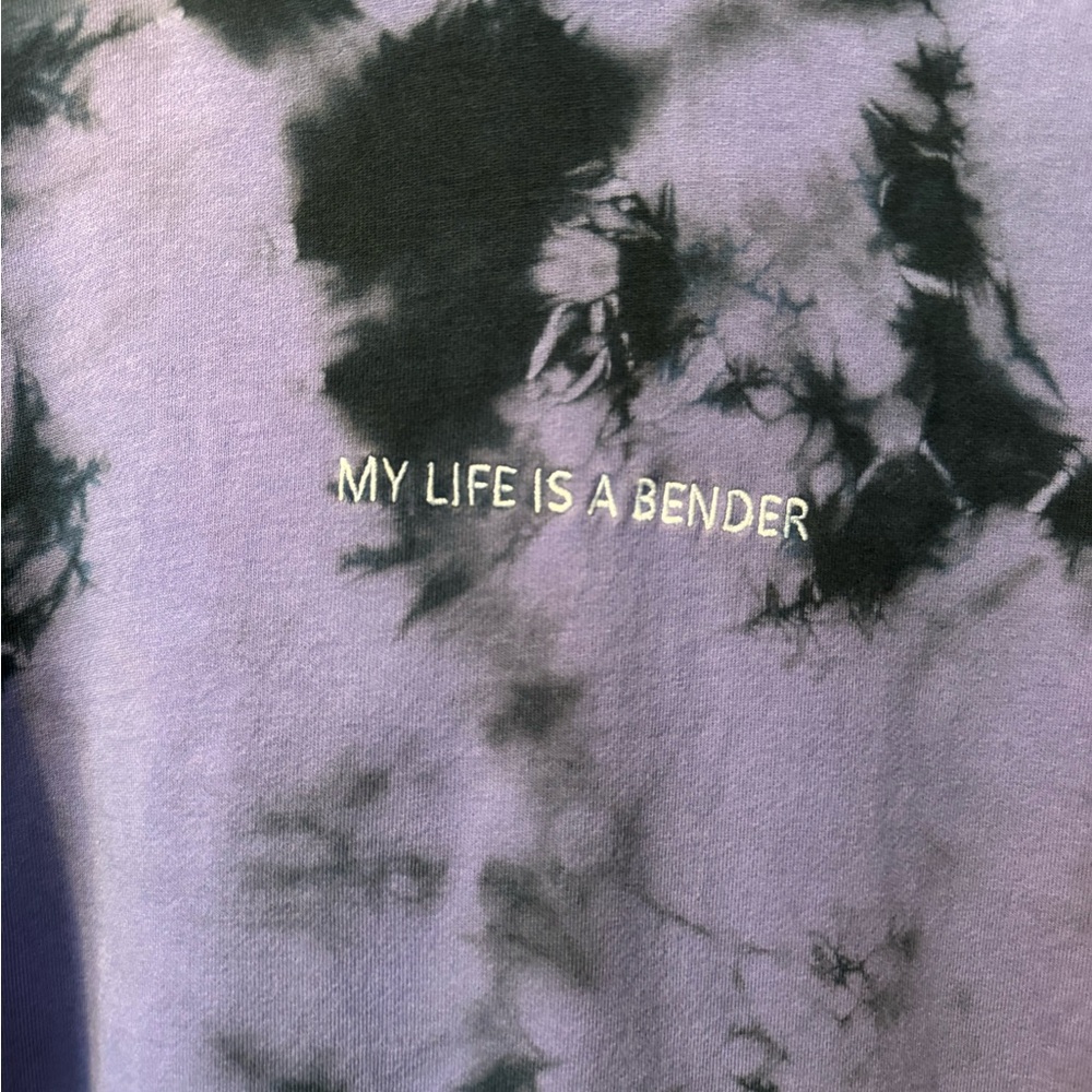Purple Tie-Dye Graphic Tee
